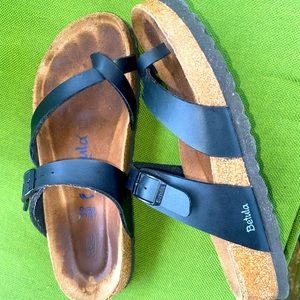 Betula by Birkenstock black sandals size 39